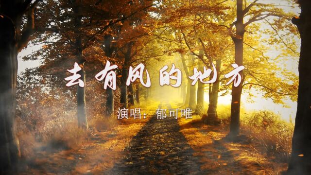 【音乐】郁可唯《去有风的地方》:在这个有风的季节,在离你很远的地方,注视着你,思念着你!