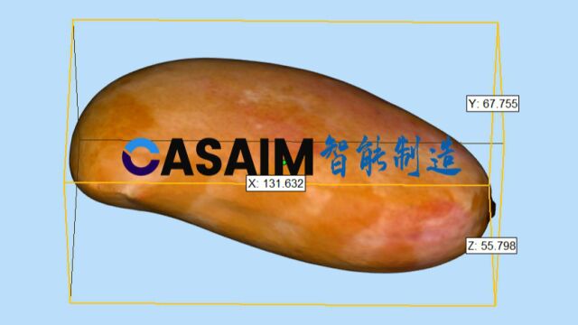 CASAIM与广东省农科院达成科研合作,彩色三维扫描仪实现不规则水果表面积及体积高精度三维测量,加快农业科研课题项目研究进程