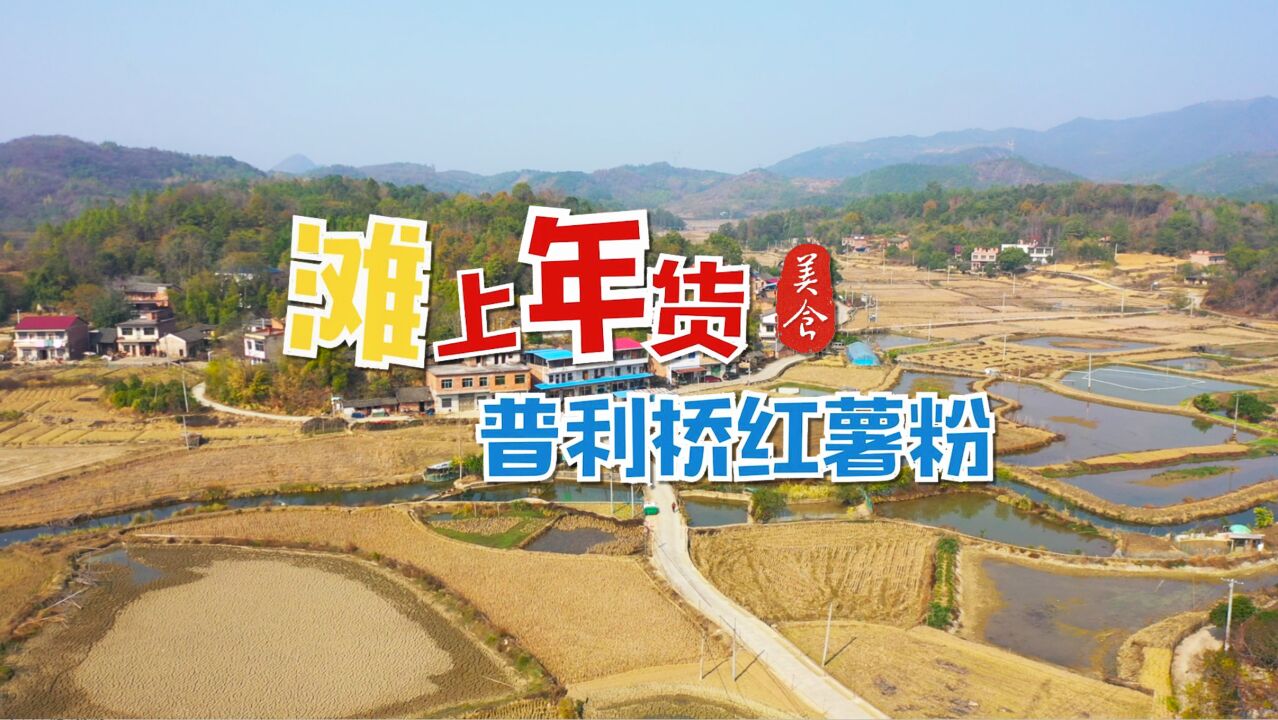 四季旅行|滩上年货——普利桥红薯粉