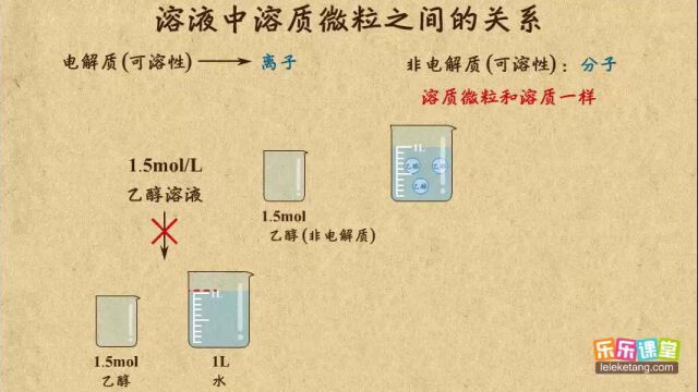 17溶液中溶质微粒之间的关系