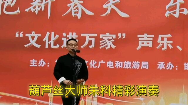 一起来欣赏葫芦丝大师朱科老师的精彩演奏,真是超级视觉享受.