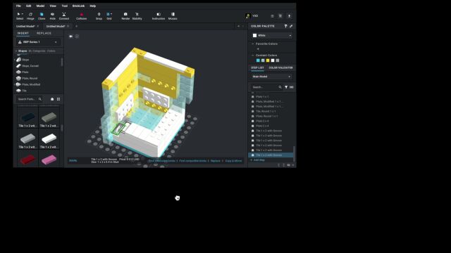 体验用电脑搭建乐高模型并手工制作同款实物模型