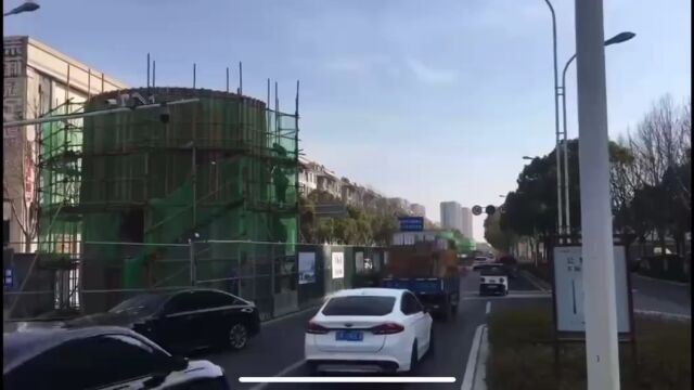 江都浦江路在建高架?真相是……