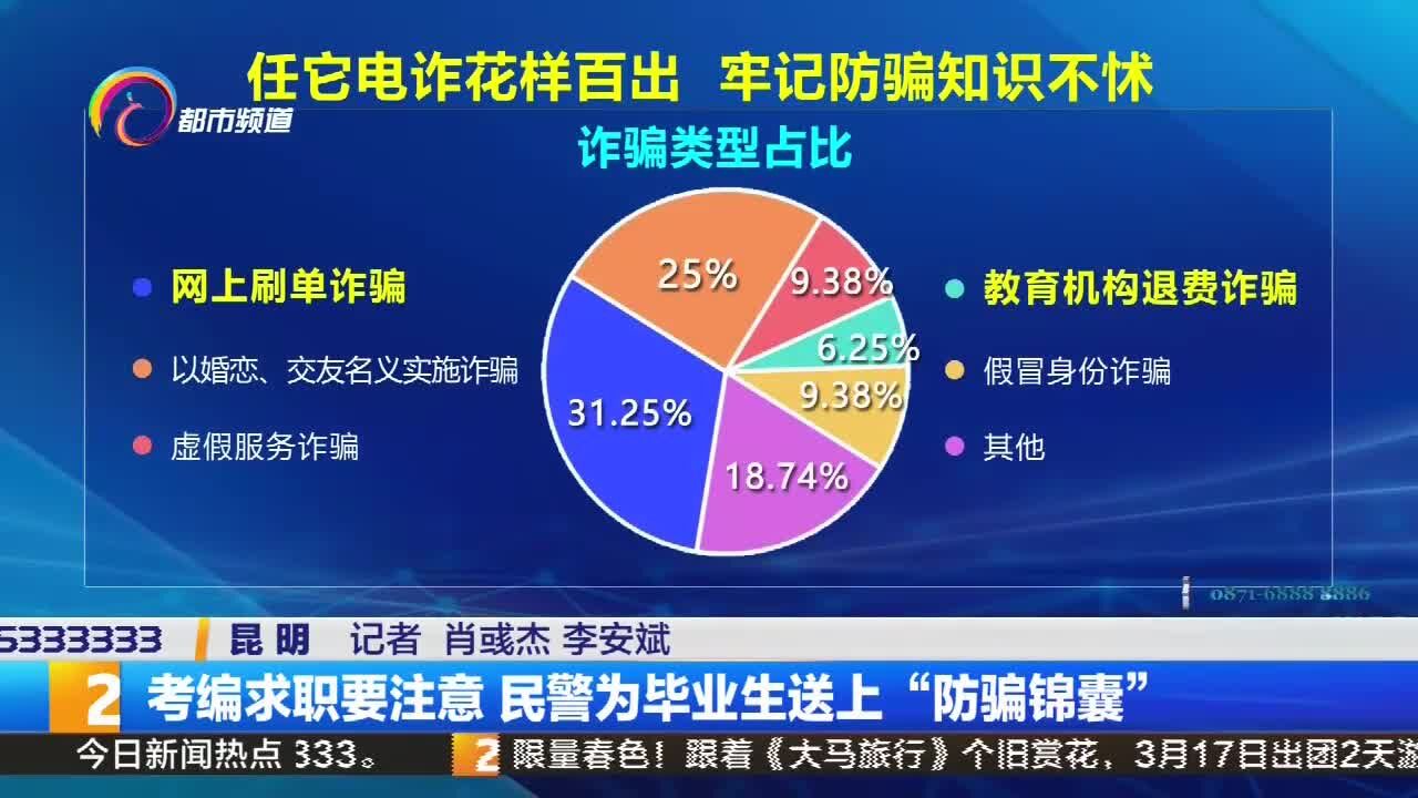 考编求职要注意 民警为毕业生送上“防骗锦囊”