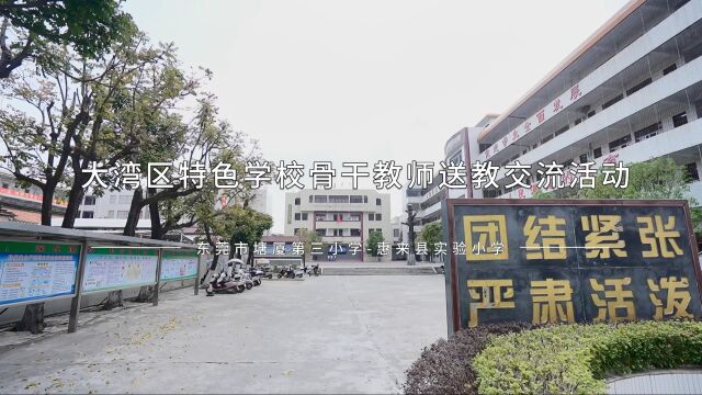 大湾区特色学校骨干教师送教活动——东莞市塘厦第三小学.惠来县实验小学