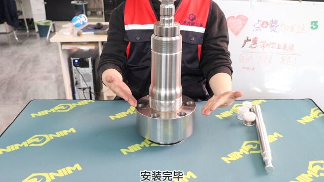 100HP水刀增压泵油缸端盖高压缸的安装教程