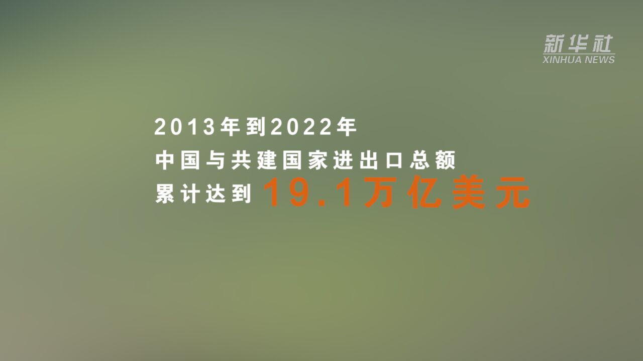 “一带一路”高峰论坛ⷢ€œ数”说10年|贸易投资更加深化