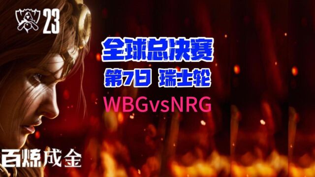 全球总决赛第7日瑞士轮WBGvsNRG