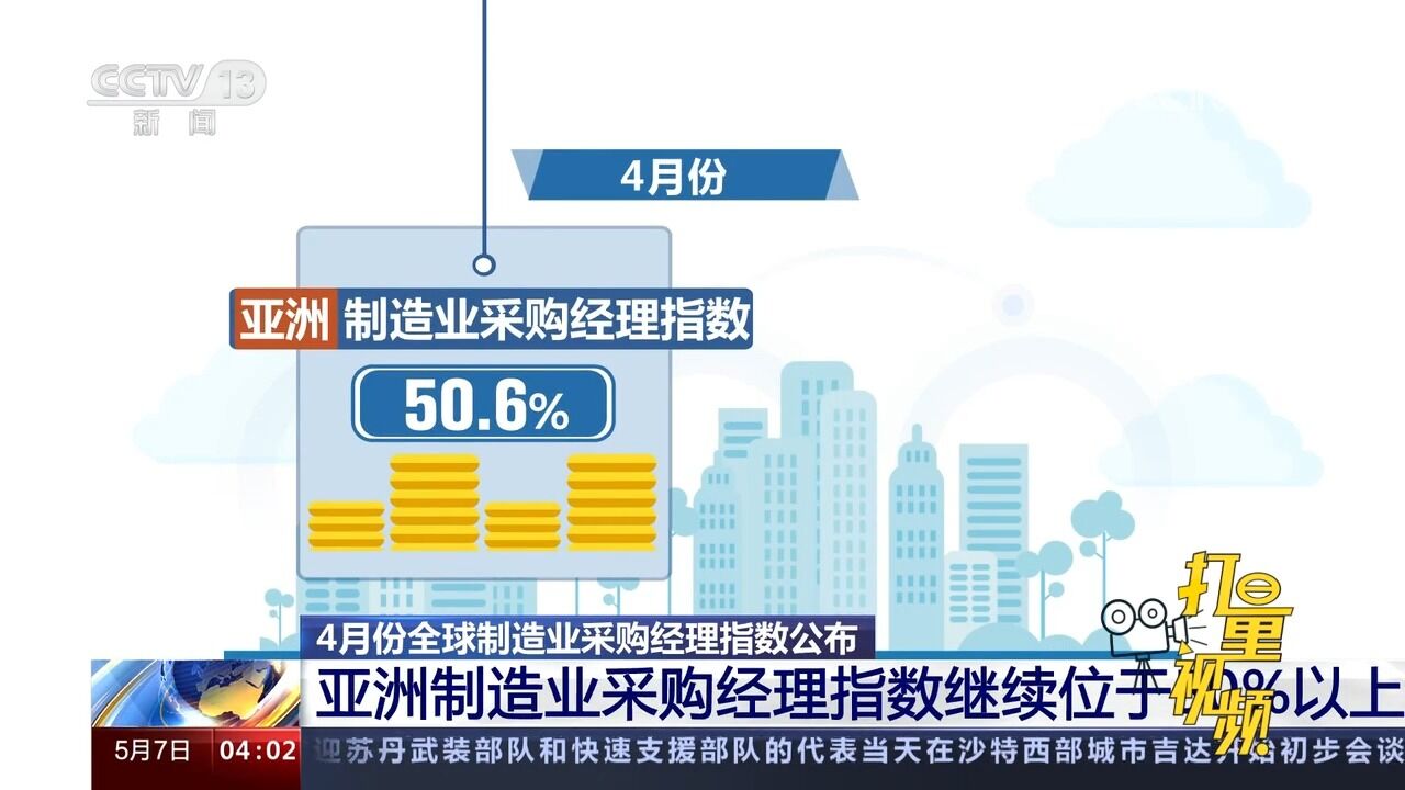 4月份全球制造业采购经理指数公布