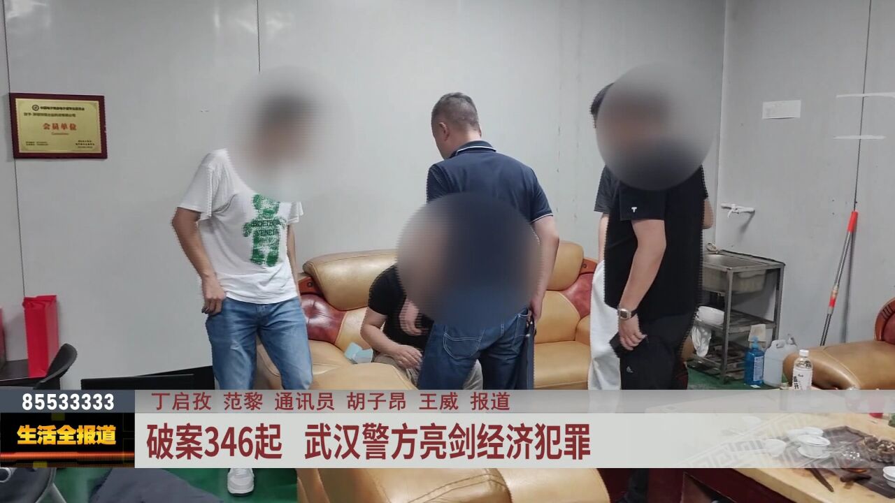 破案346起 武汉警方亮剑经济犯罪