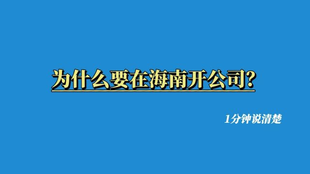 2023年一定要在海南注册公司的10大理由(全集)