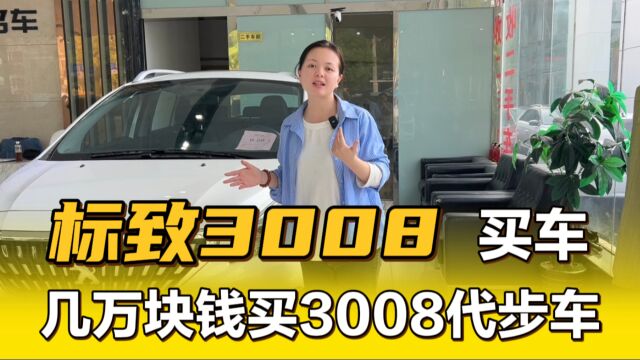 老粉丝过来买标致3008,坐车3小时,最终买到心仪的二手车