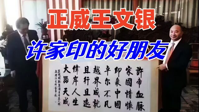 深圳正威王文银,他是许家印好友,那一幅著名的藏头诗颇具深意