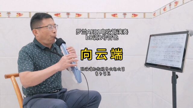 向云端 罗兰AE01电吹管演奏 曾子管乐