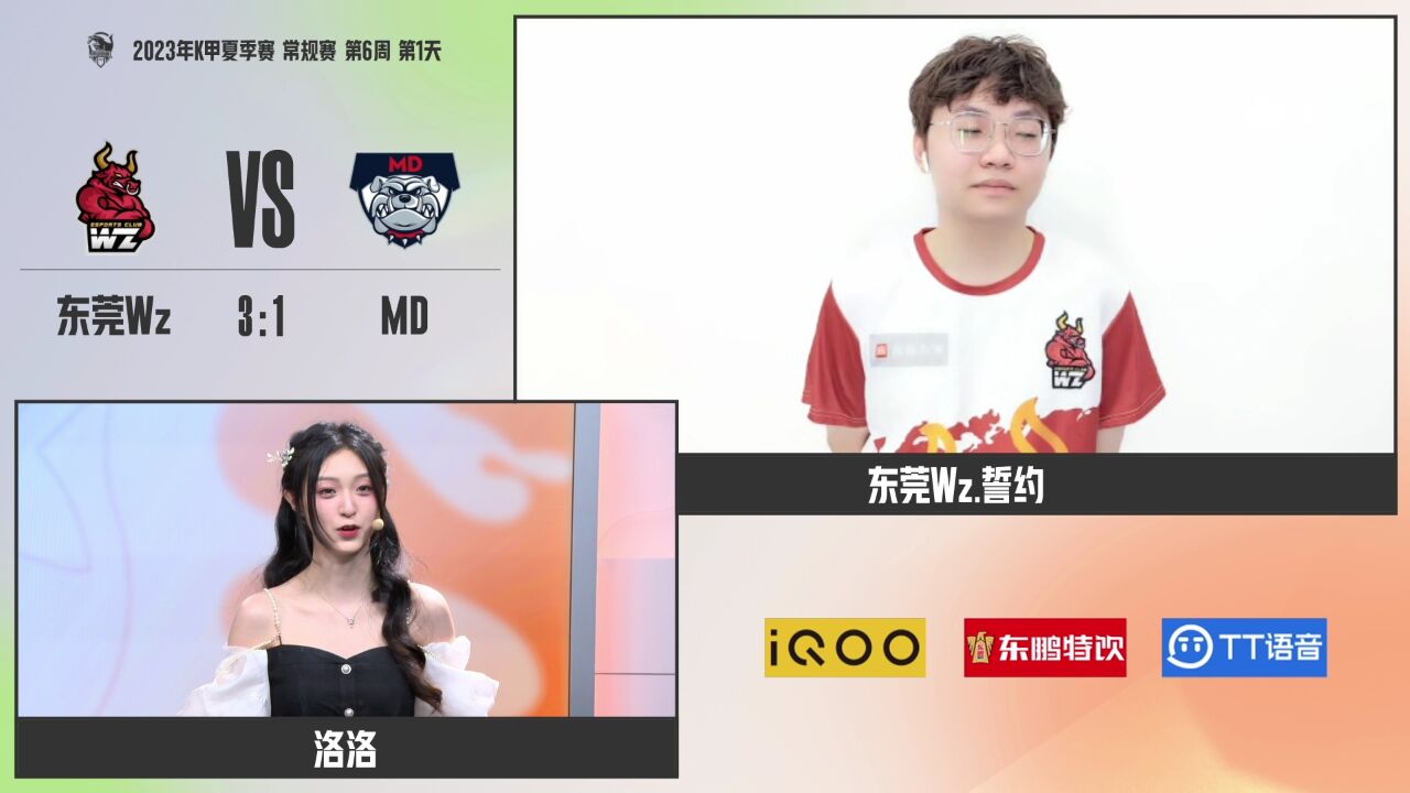 【赛后采访 WEEK 6 DAY 1 MD vs 东莞WZ】