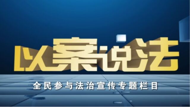 《以案说法》电力设施受保护2023