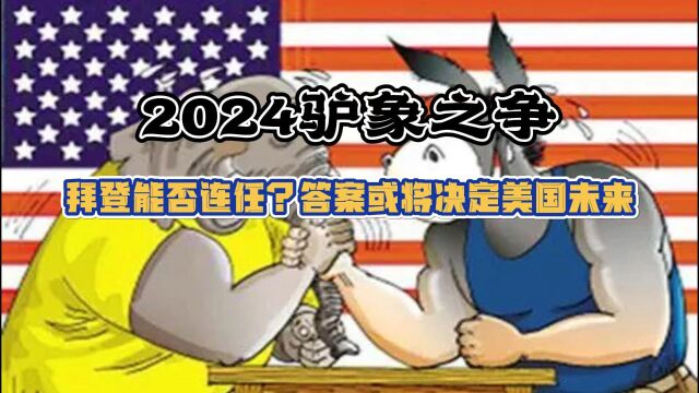 2024美国总统大选的驴象之争