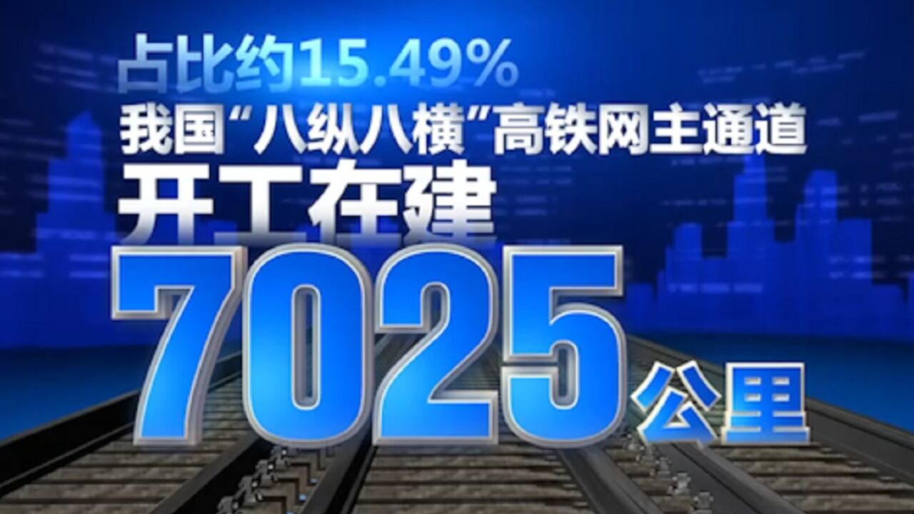 我国“八纵八横”高铁网建设扎实推进