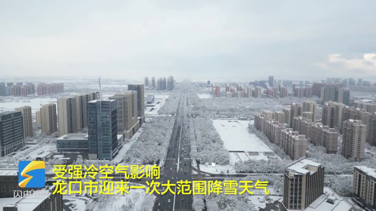 龙口市:寒潮强势来袭 迎入冬以来最大降雪