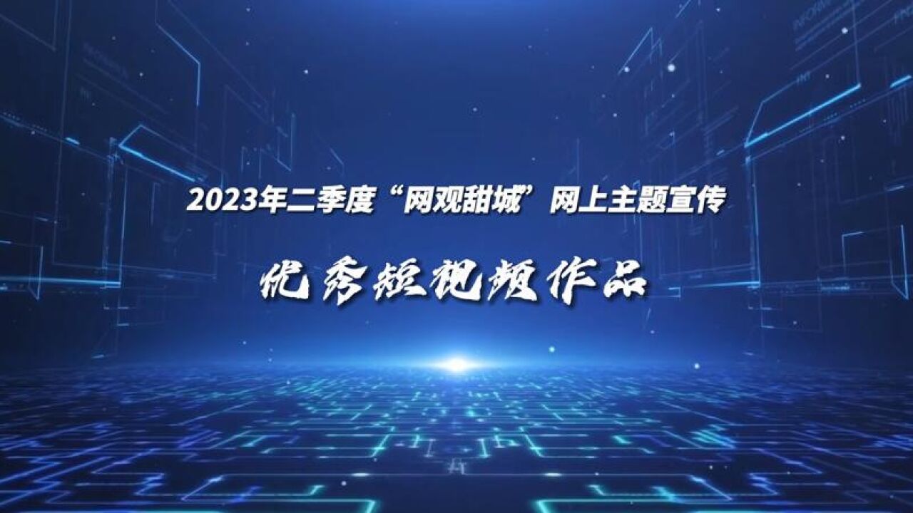 【2023年第二季度“网观甜城“短视频类优秀作品展播】01.甜城湖上好风光(内江日报社)