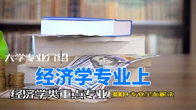 大学专业介绍经济学类重点专业经济学专业上