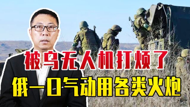 被无人机打烦了,俄一口气动用各类火炮,成功摧毁了乌军控制中心