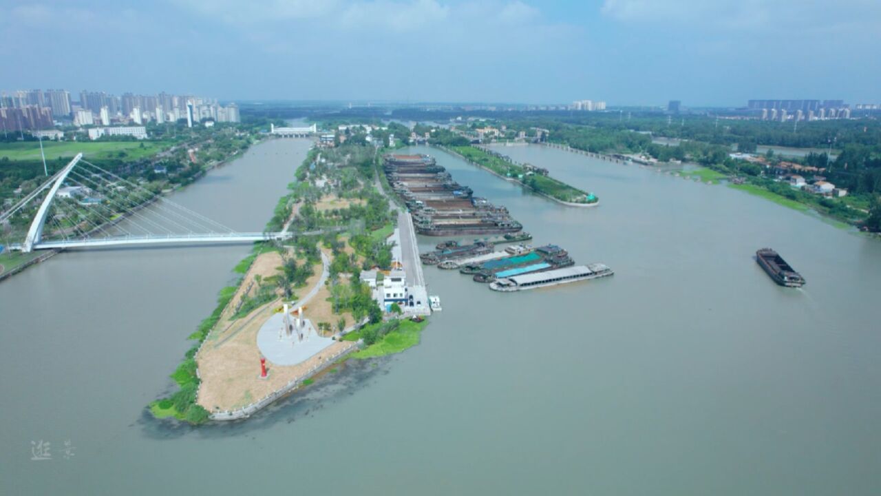 宿迁市运河湾半岛公园美丽景色