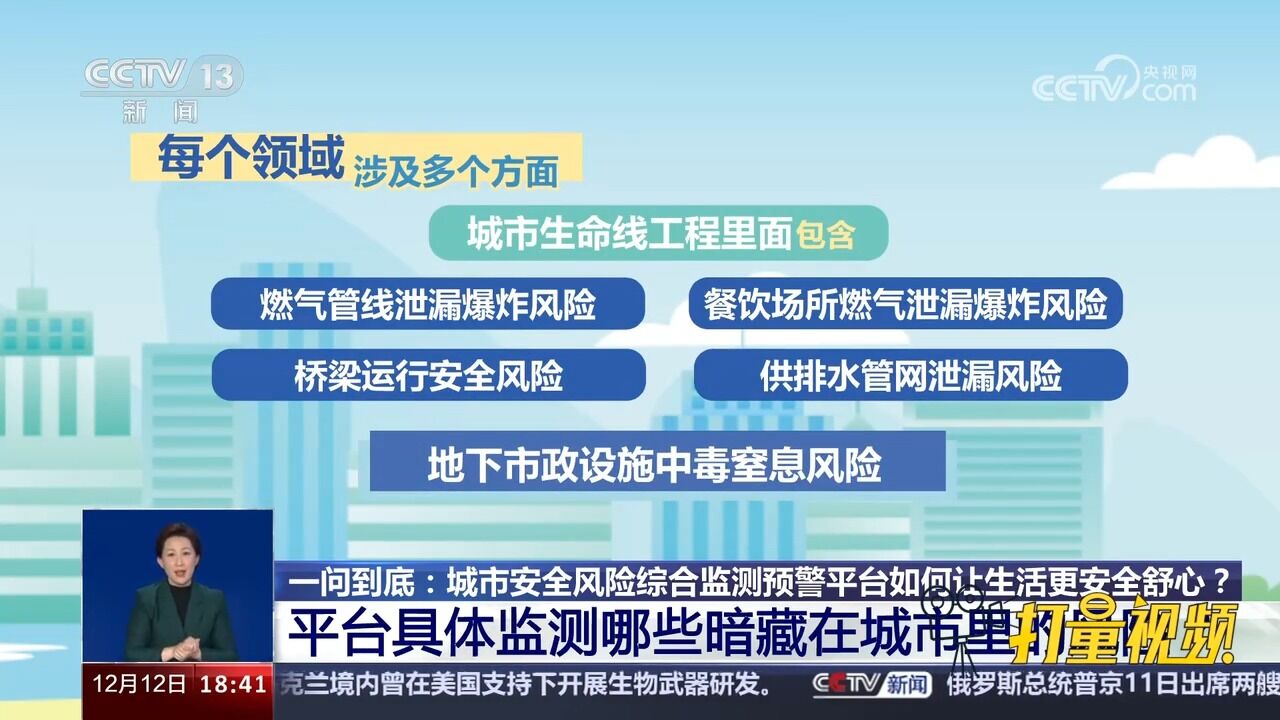 城市安全风险综合监测预警平台具体监测哪些暗藏在城市里的风险?