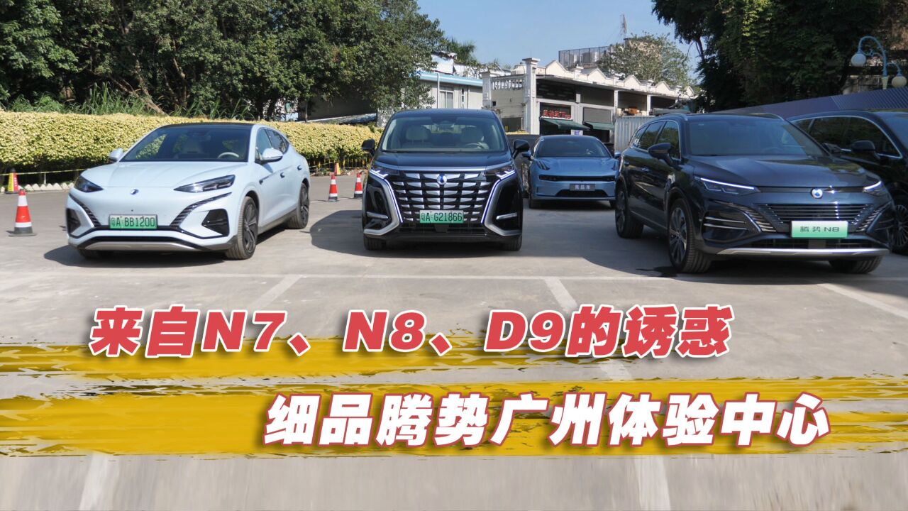 来自N7、N8、D9的诱惑 细品腾势广州体验中心