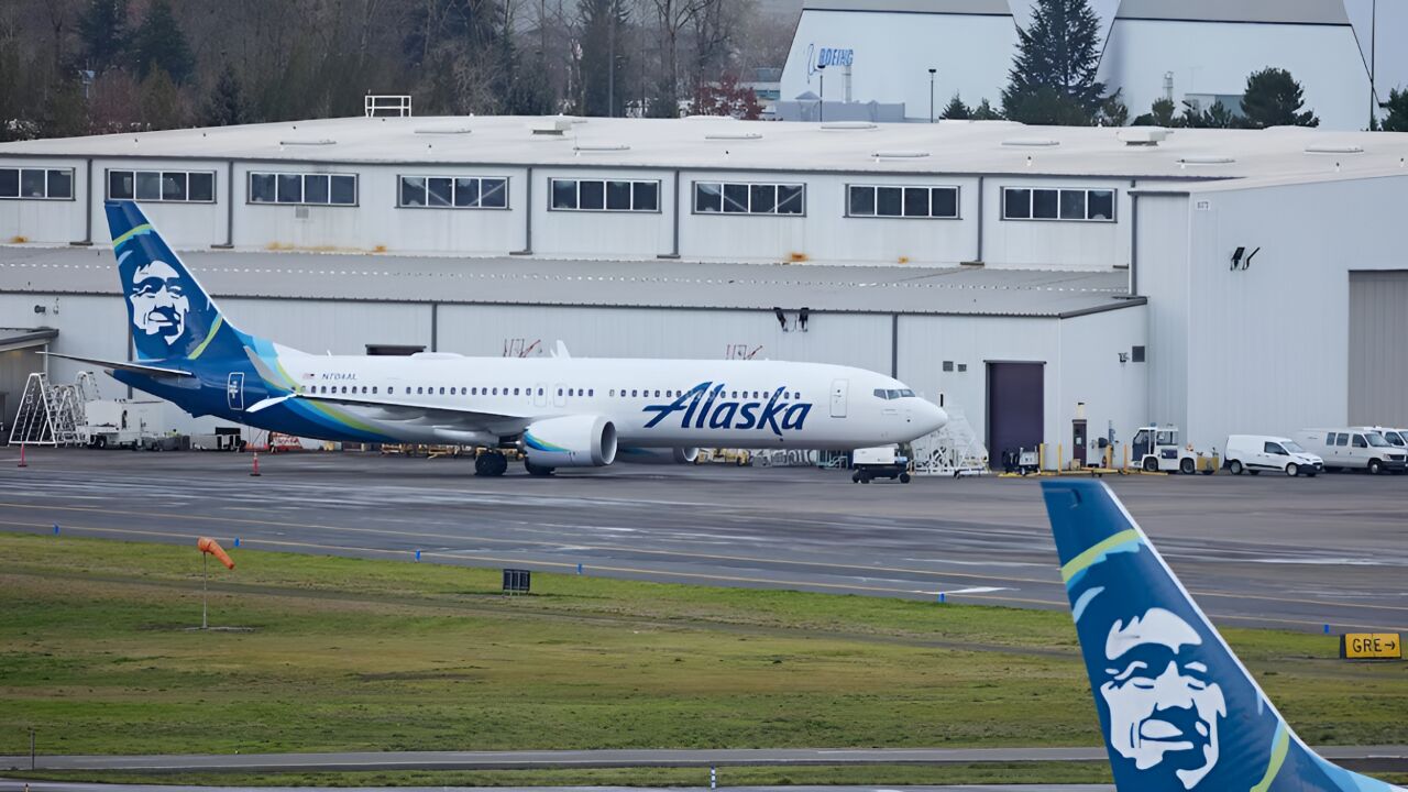 阿拉斯加航空证实部分波音737 MAX 9客机存在“零件松动”情况