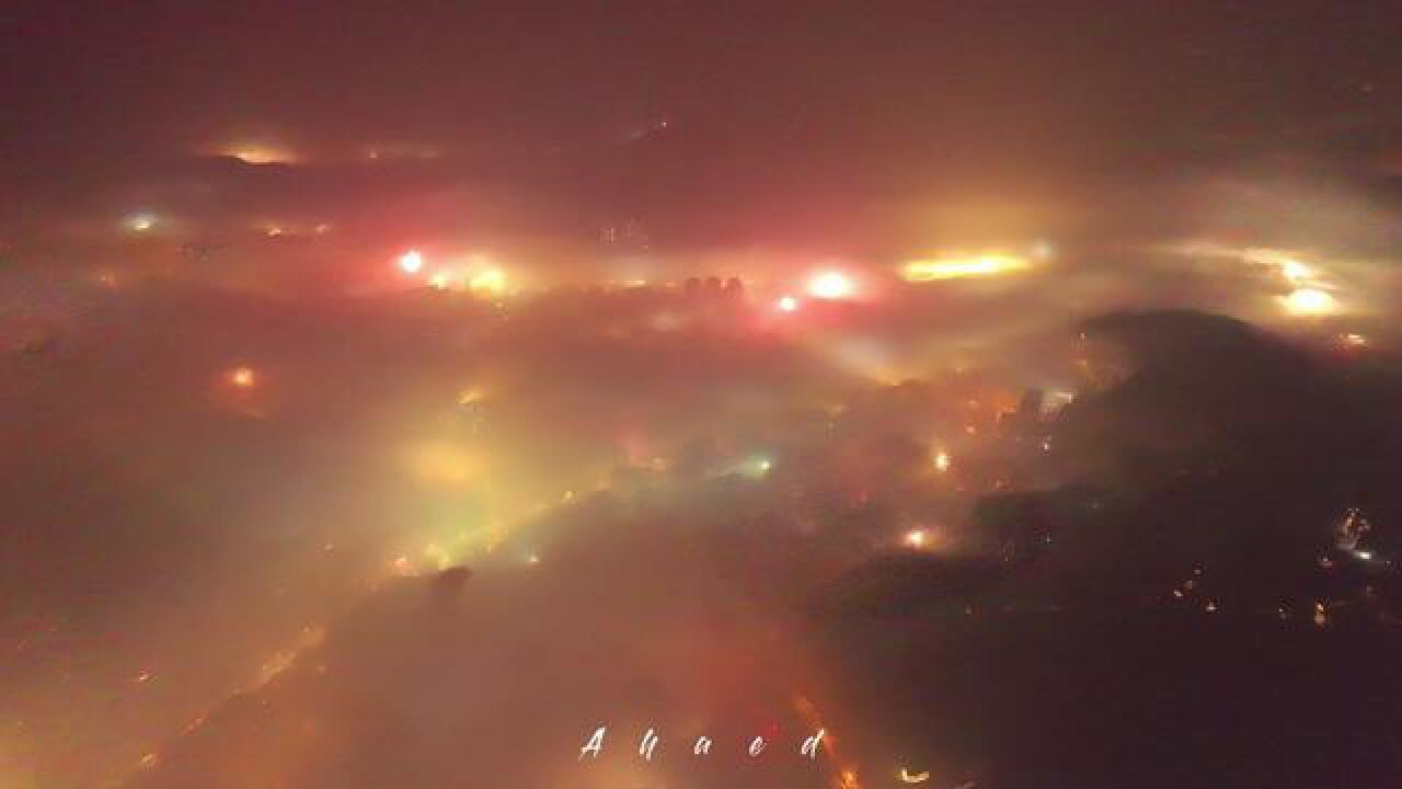 除夕夜下的长汀,满城烟火,满城硝烟.