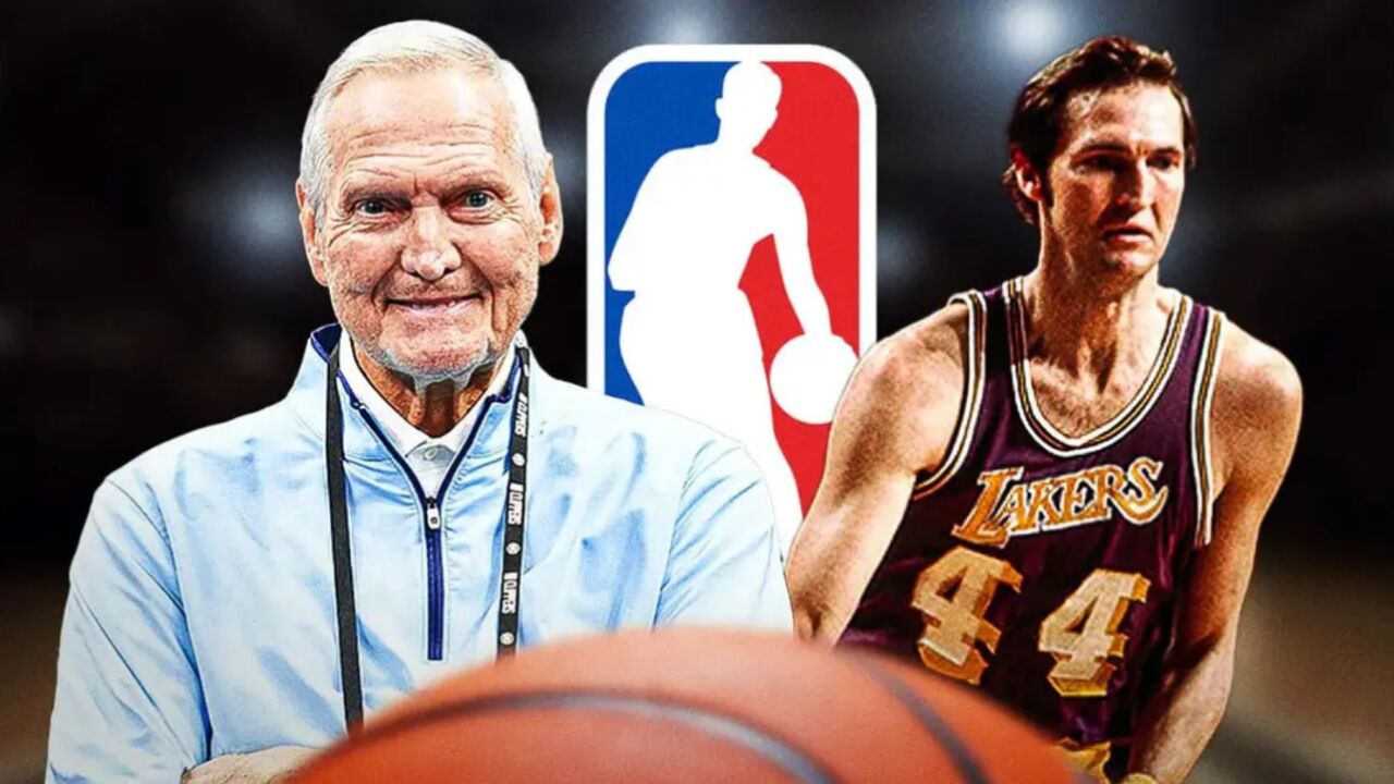 “NBA标志原型”:传奇球员杰里ⷩŸ榖柳𙥎𛤸–