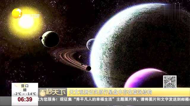 天文观测证实原行星盘中存在旋涡结构