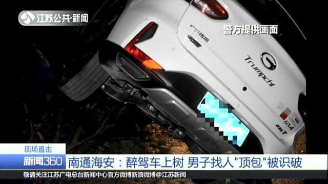 南通海安:醉驾车上树 男子找人“顶包”被识破