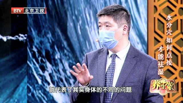 水分穴在人体上什么位置