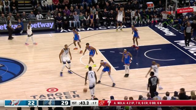 回顾雷霆vs森林狼对战记录 谁才是更好的青年生力军？