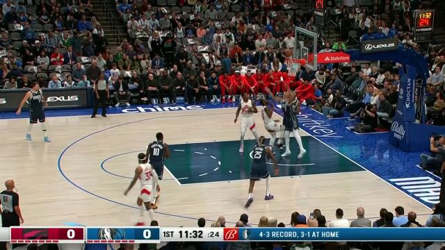 阿奴诺比vs独行侠集锦 空砍27分双手暴扣势大力沉
