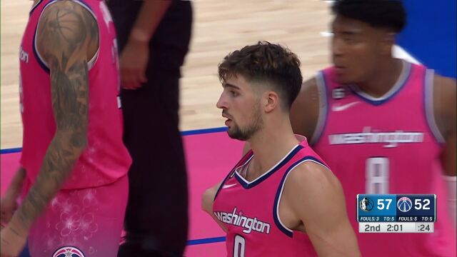 NBA常规赛：独行侠vs奇才英文原声全场回放
