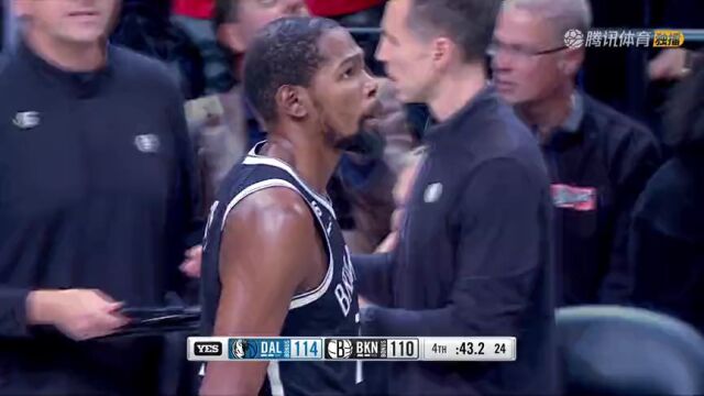 NBA常规赛：独行侠vs篮网 第4节中文解说回放