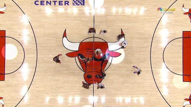 NBA常规赛：掘金vs公牛第1节中文解说回放