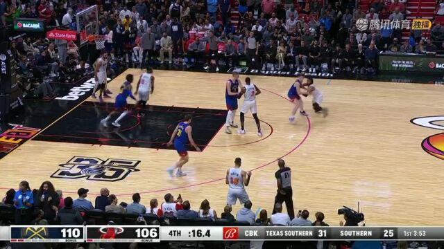 这球太致命！巴特勒最后16秒离谱空篮不进错失机会