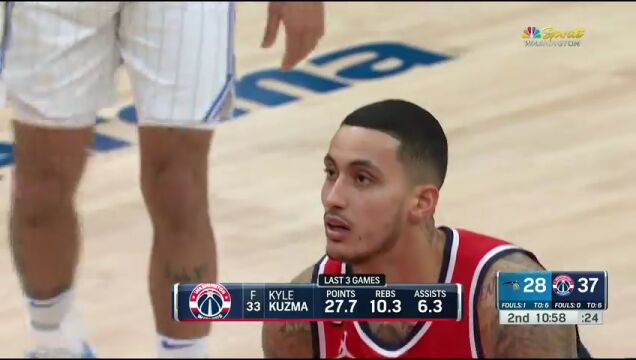 NBA常规赛：魔术vs奇才中文解说全场回放