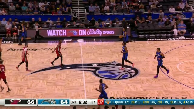 NBA常规赛：热火vs魔术第3节中文解说回放