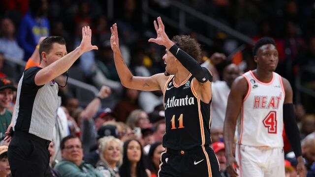 热火113-121老鹰 巴特勒空砍34分不敌杨24+8