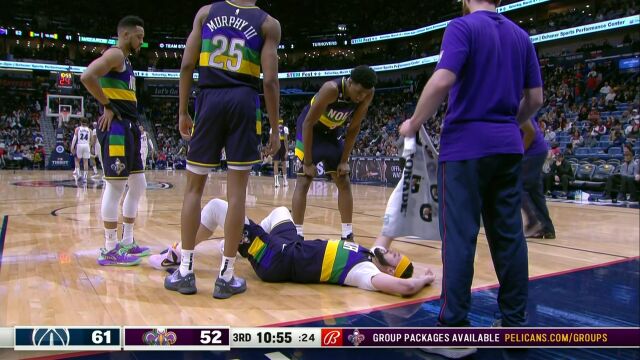 NBA常规赛：奇才vs鹈鹕英文原声全场回放