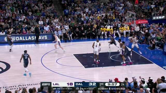 连运气都站在独行侠！哈达威三分无解连颠三下都能入网