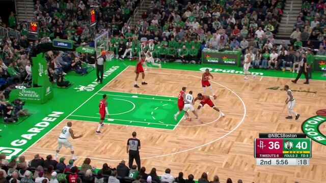 波特持球反击送出妙传 费尔南多风驰电掣空接打进