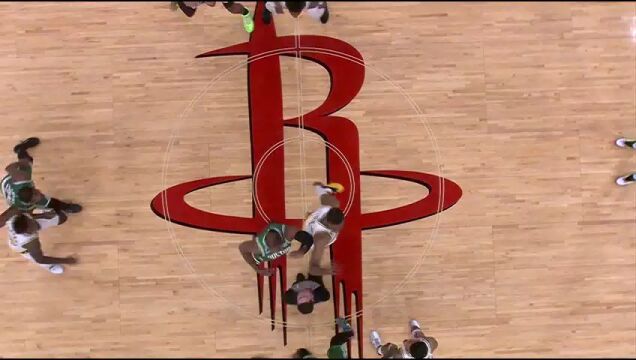 NBA常规赛：凯尔特人vs火箭第1节中文解说回放