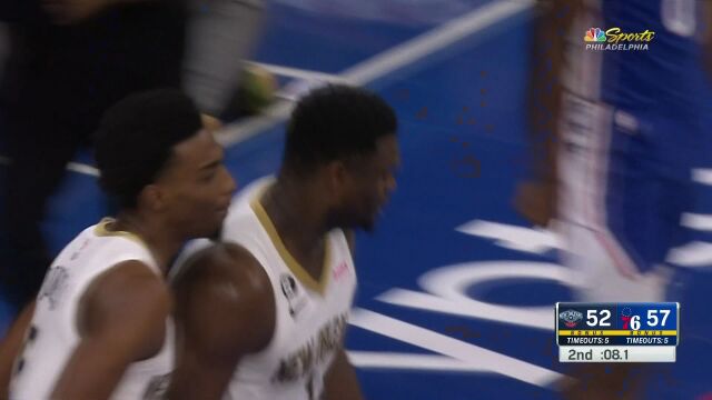 我接不住就没人能接住！琼斯反击扔空接锡安都没接到