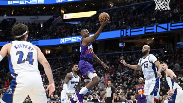 保罗vs奇才集锦 内外开花20+7难救主